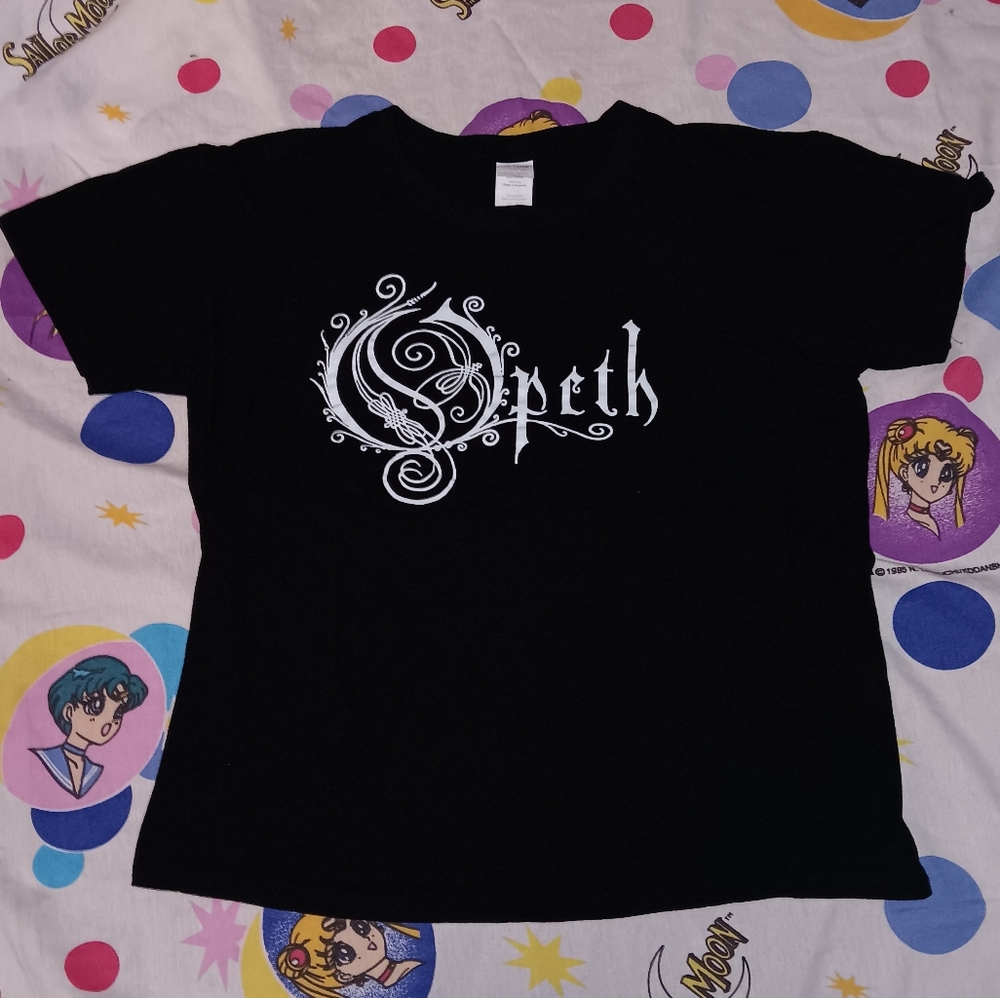 Y2K Opeth Metal Band Shirt